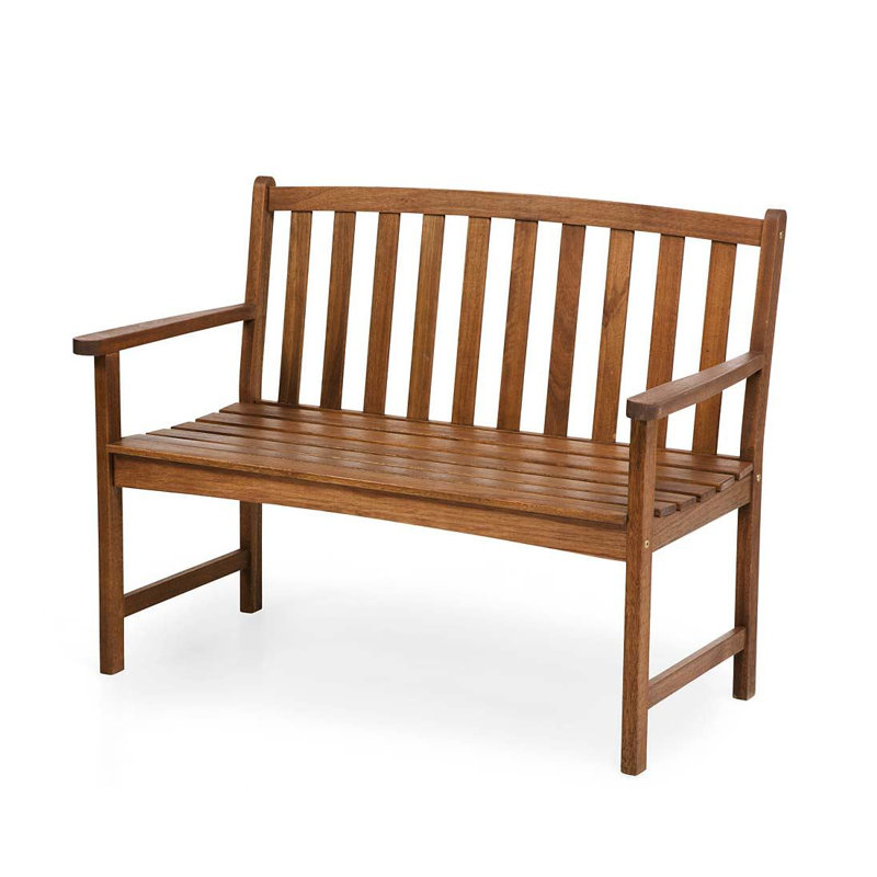 Plow & Hearth Lancaster Eucalyptus Wood Garden Bench & Reviews Wayfair